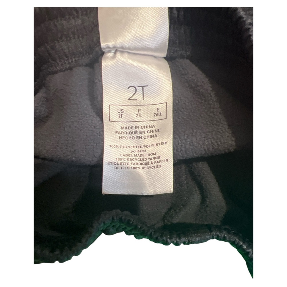Toddler Boy adidas Melange Fleece Jacket and Pants Set in Gray and Red, Size 2T - Picture 8 of 8